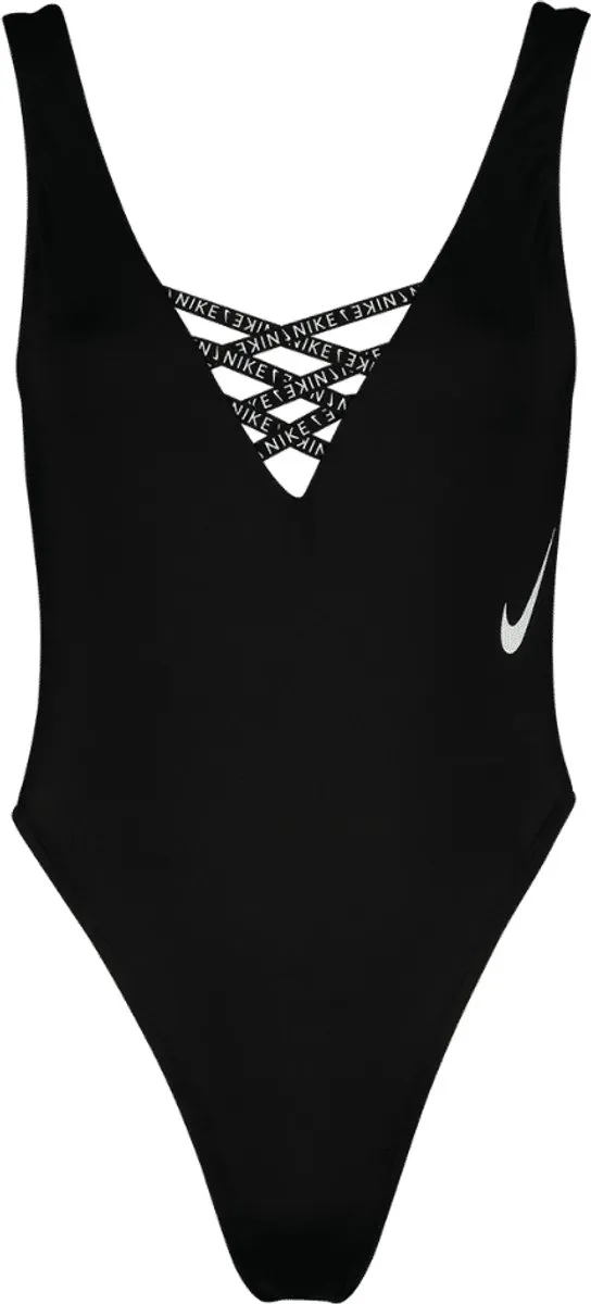 Nike Swim Sneakerkini Dames Badpak - Zwart