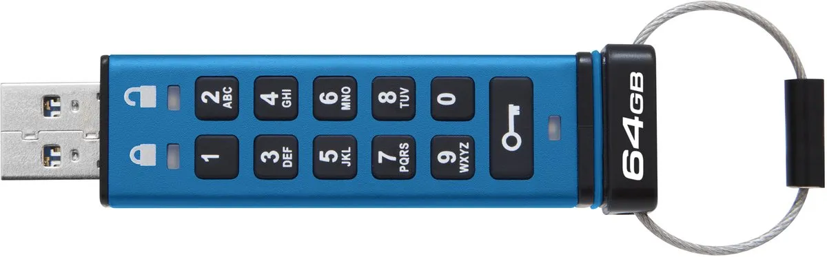 Kingston IKKP200/64GB Pendrive - 64GB - Blauw