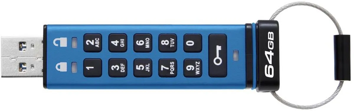 Kingston IKKP200/64GB Pendrive - 64GB - Blauw
