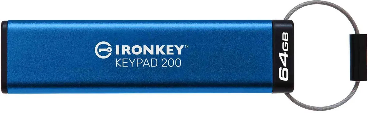 Kingston IKKP200/64GB Pendrive - 64GB - Blauw