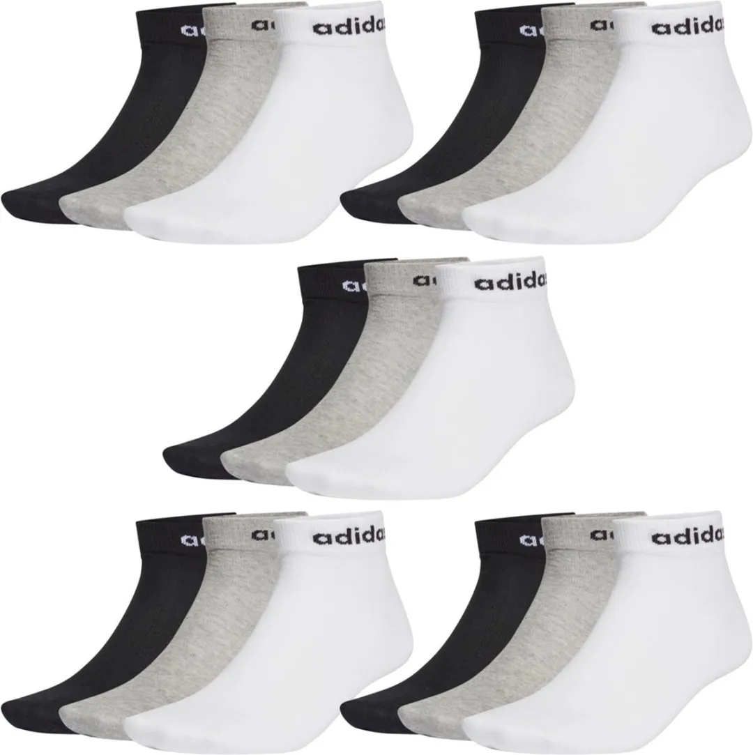 adidas NC Ankle Performance Sokken - 15 Paar - Wit