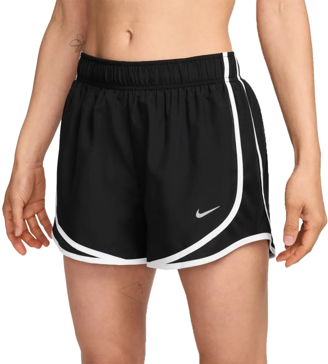 Nike Tempo Dri-FIT Short Dames HM6096-010 - XL - Zwart/Wit