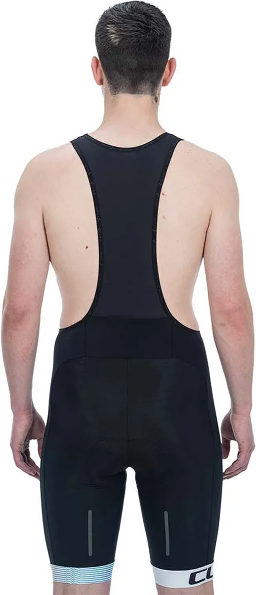 Cube Teamline Bib Shorts L - Zwart/Wit