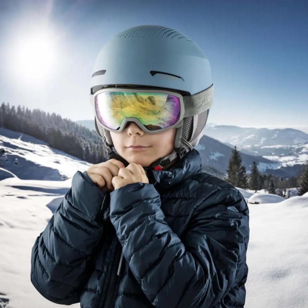 Alpina Kids Zupo Skihelm - 55cm Oranje