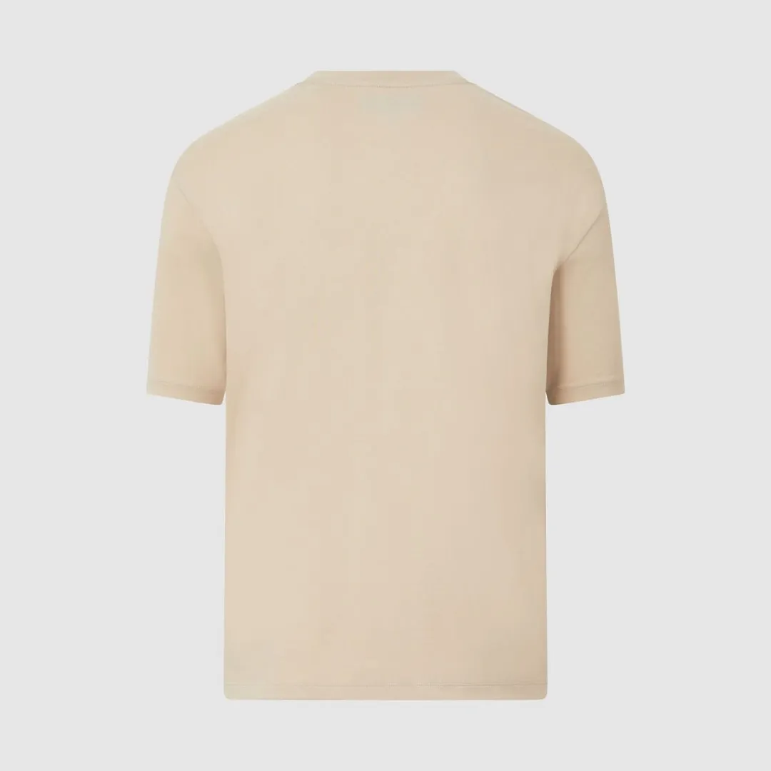 Aston Martin Racing Formule 1 Lifestyle Stroll T-Shirt - XXL - Crème
