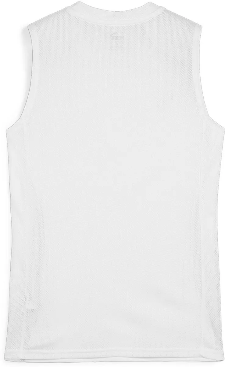 PUMA Damen TeamGoal Sleeveless Jersey - Wit/Zwart/Grijs