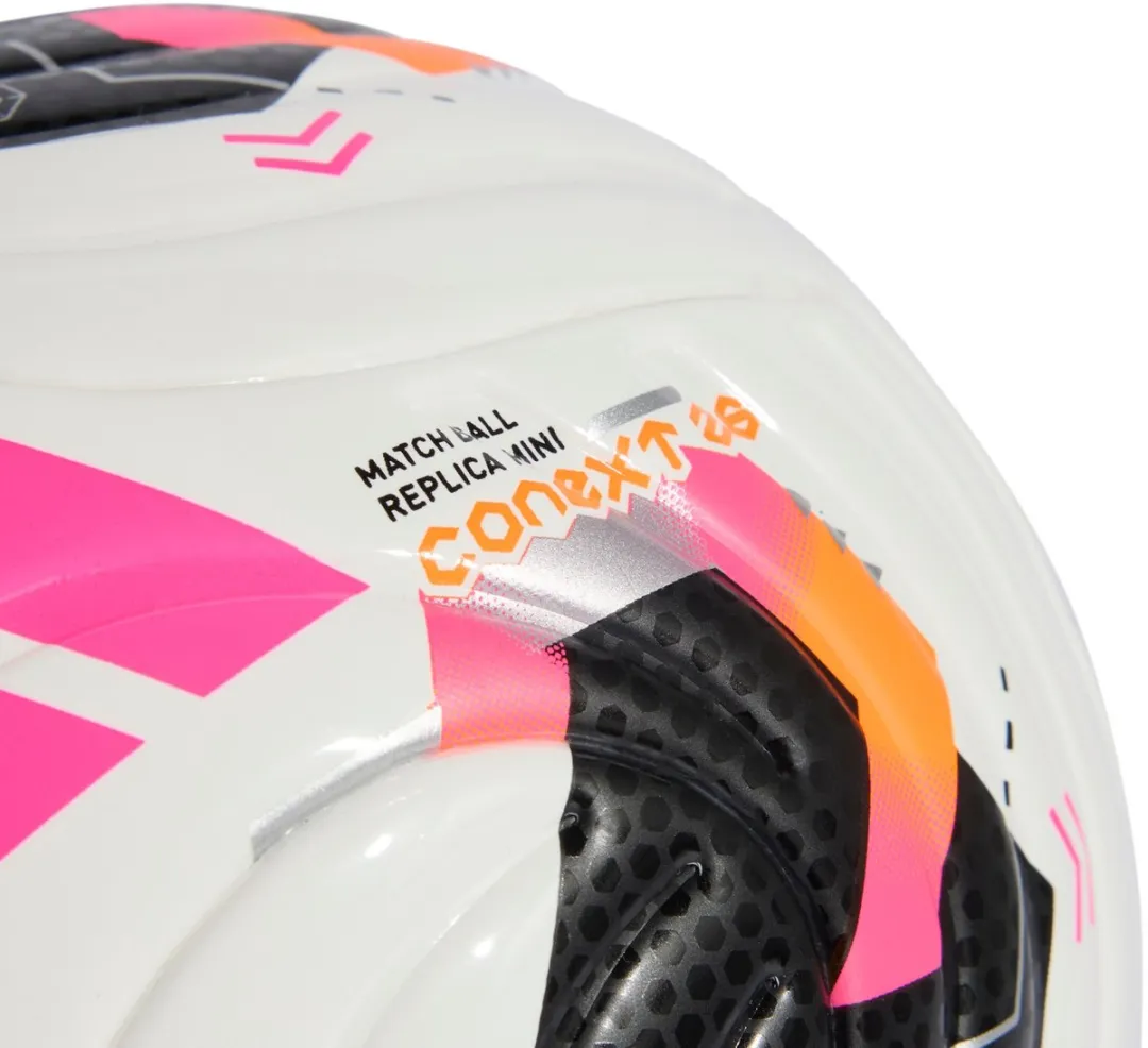 Adidas Conext 26 Mini Voetbal - Maat 1 - Wit/Zwart/Rosa