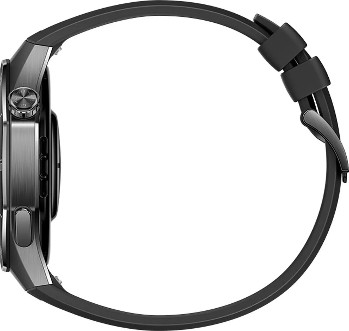 HUAWEI WATCH GT5 Pro 46mm Zwart Fluoroelastomeer Horlogeband - Ondersteuning van Golf en Duiken van 40 meter- Verbeterd 24/7 gezondheidsbeheer - Tot 2 weken batterijduur - Compatibel met iOS & Android