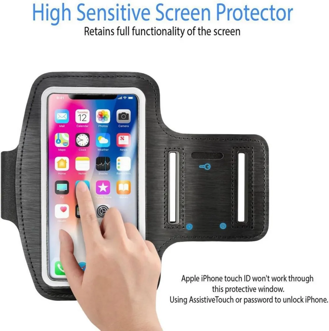 OPPO Telefoonhouder Armband Zwart - XL - 1 Sleutel