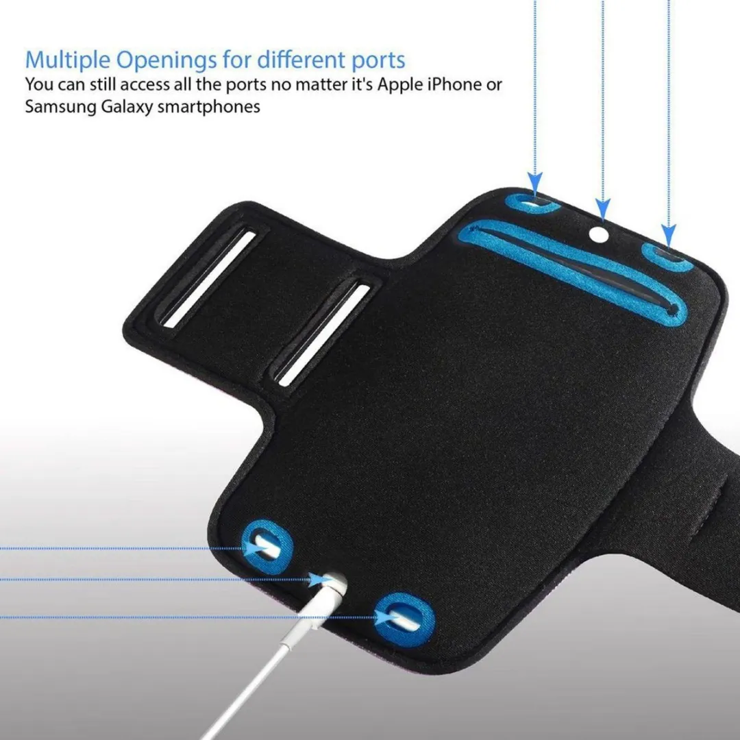 OPPO Telefoonhouder Armband Zwart - XL - 1 Sleutel