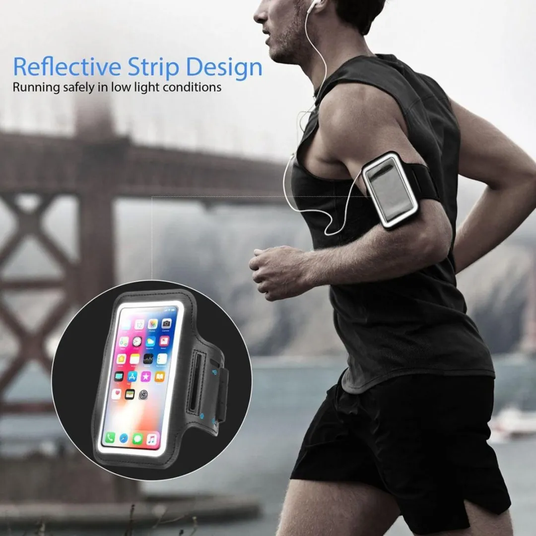 OPPO Telefoonhouder Armband Zwart - XL - 1 Sleutel