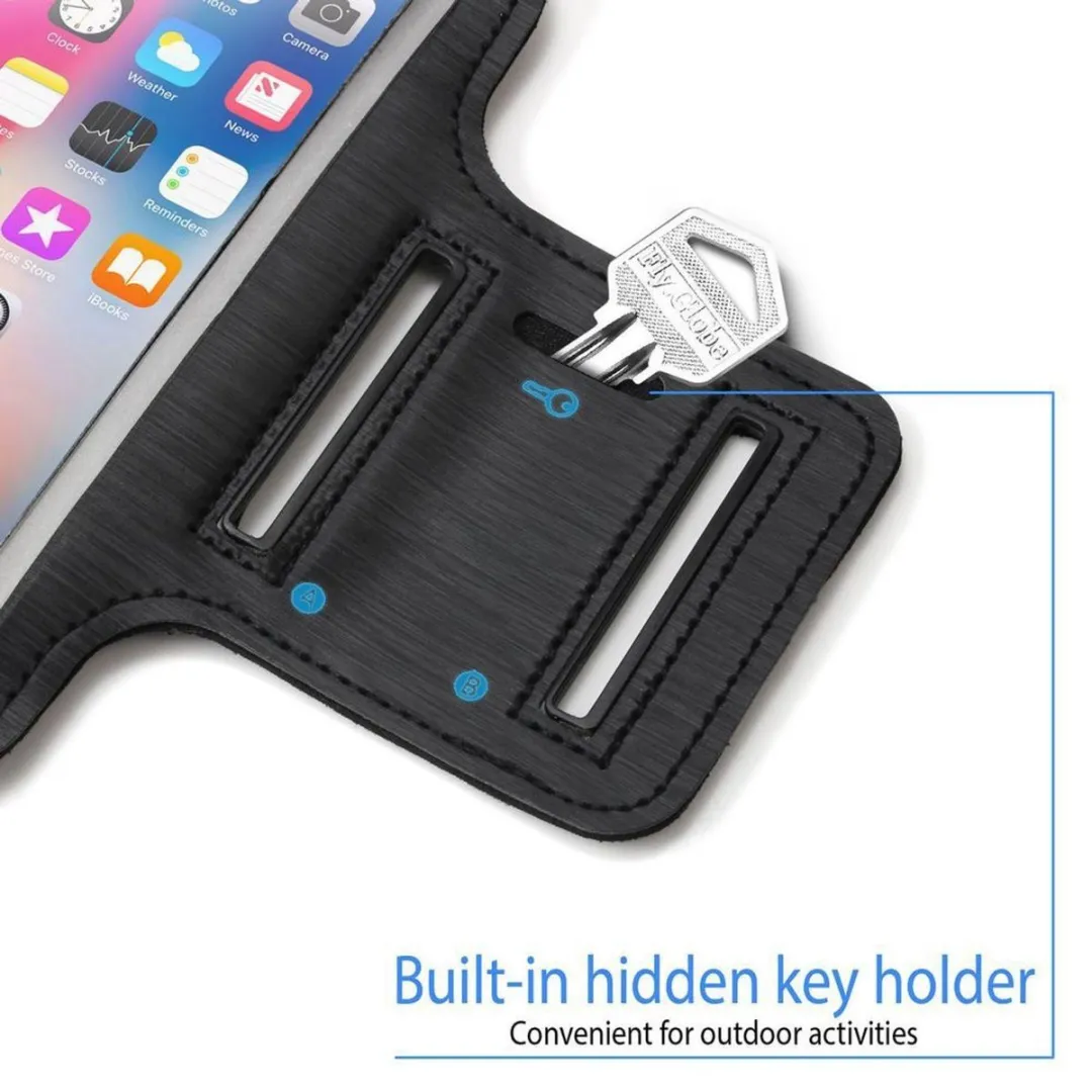 OPPO Telefoonhouder Armband Zwart - XL - 1 Sleutel