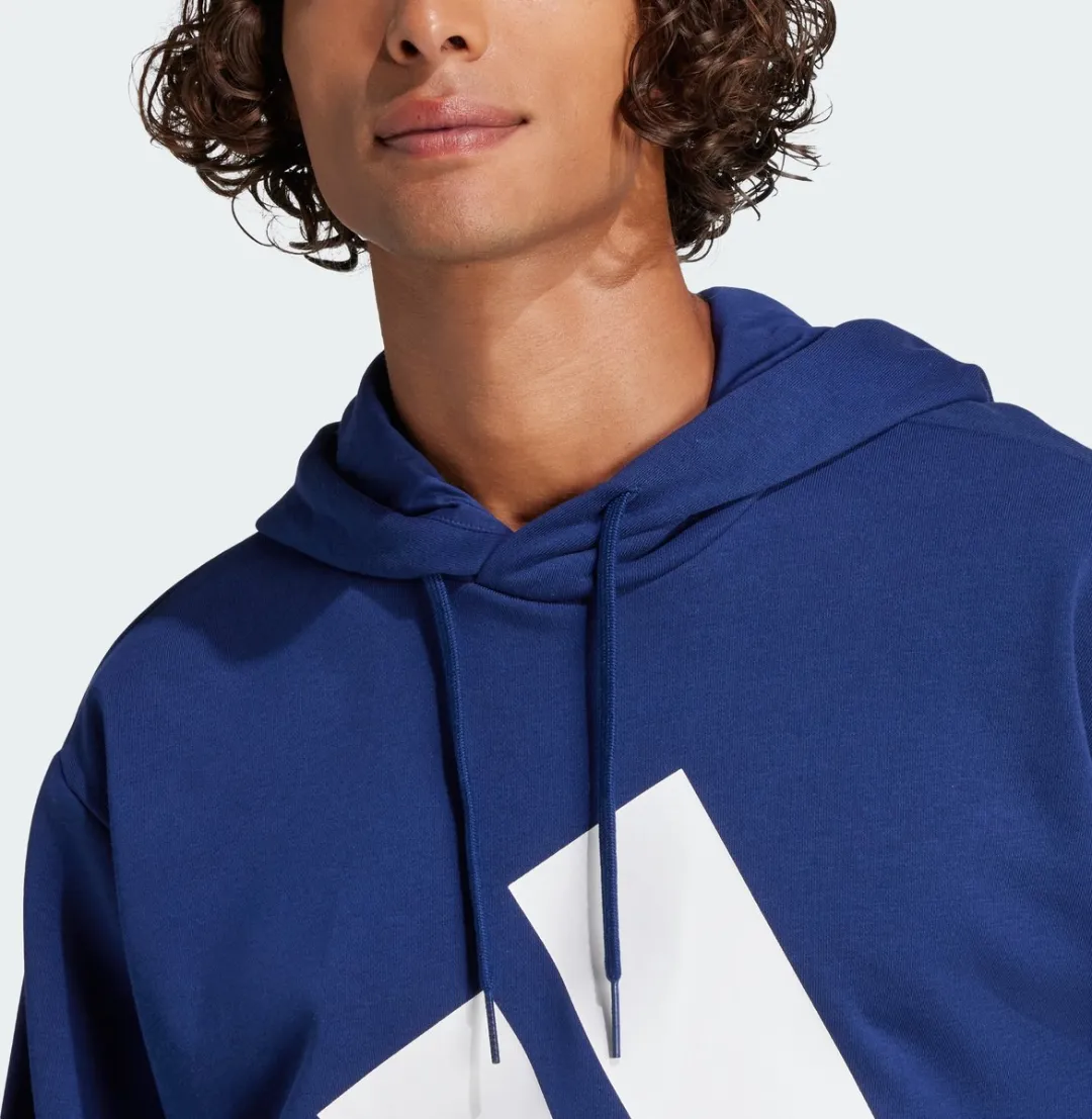 adidas Sportswear Essentials Big Logo French Terry Hoodie JE8890 - Blauw