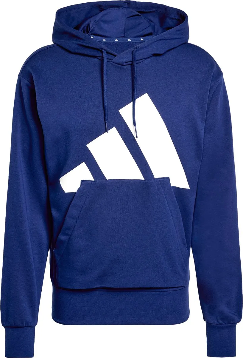 adidas Sportswear Essentials Big Logo French Terry Hoodie JE8890 - Blauw