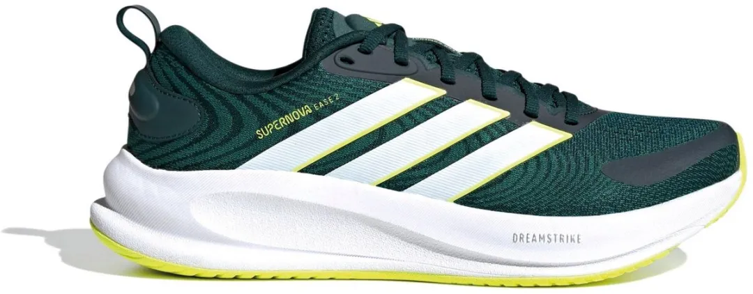 Adidas Supernova Ease 2 Hardloopschoenen Heren - KJ8780 - Donkergroen/Geel/Wit