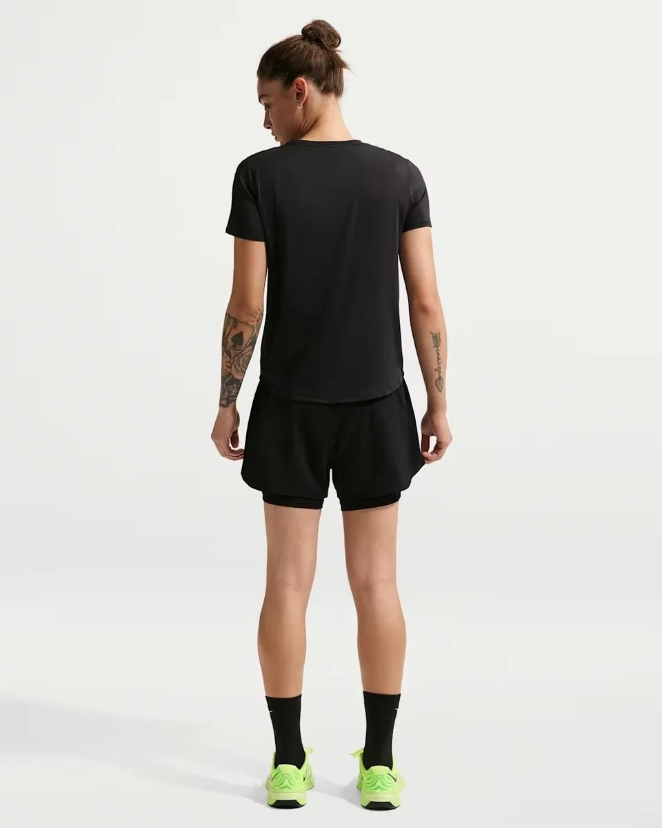 Nike Dri-FIT One Mid-Rise Short 3 Inch - Zwart S
