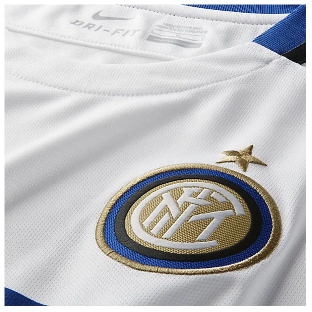 Nike Inter Uit-Shirt 2015/2016 Voetbal - M - Wit/Blauw/Zwart