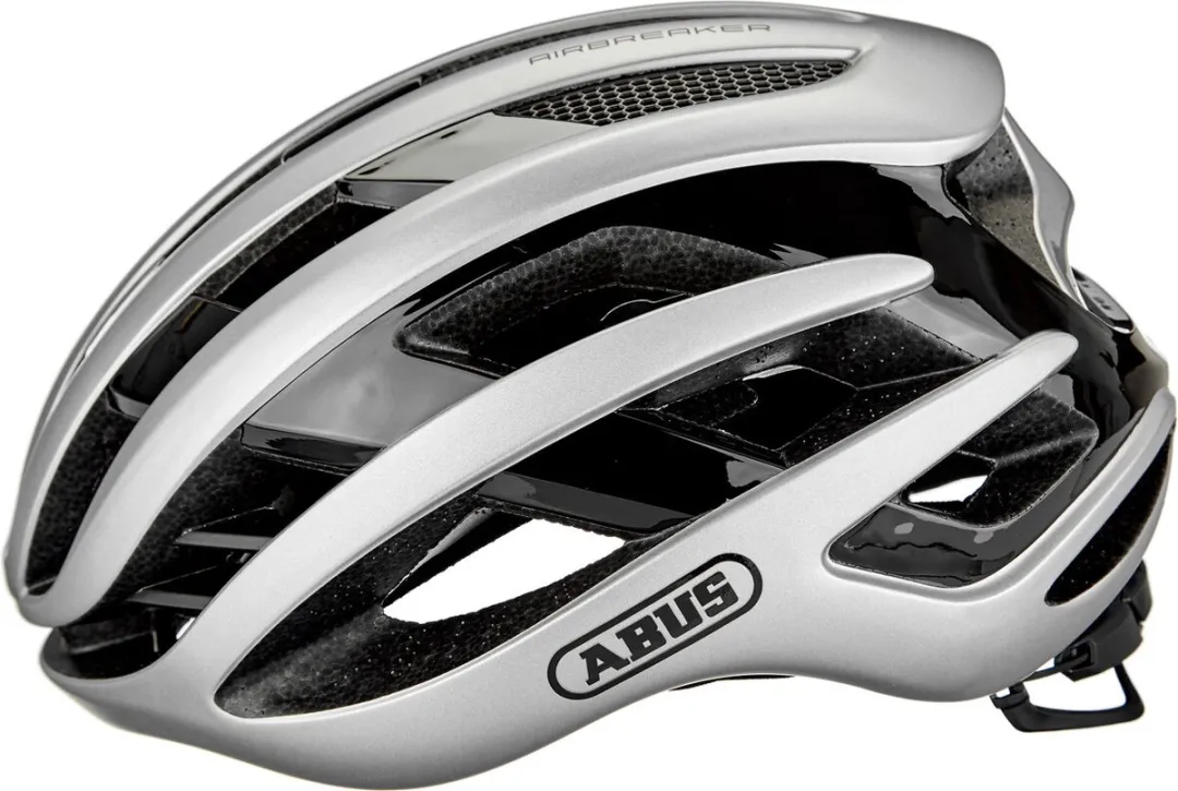 ABUS AirBreaker Fietshelm L - Zilver