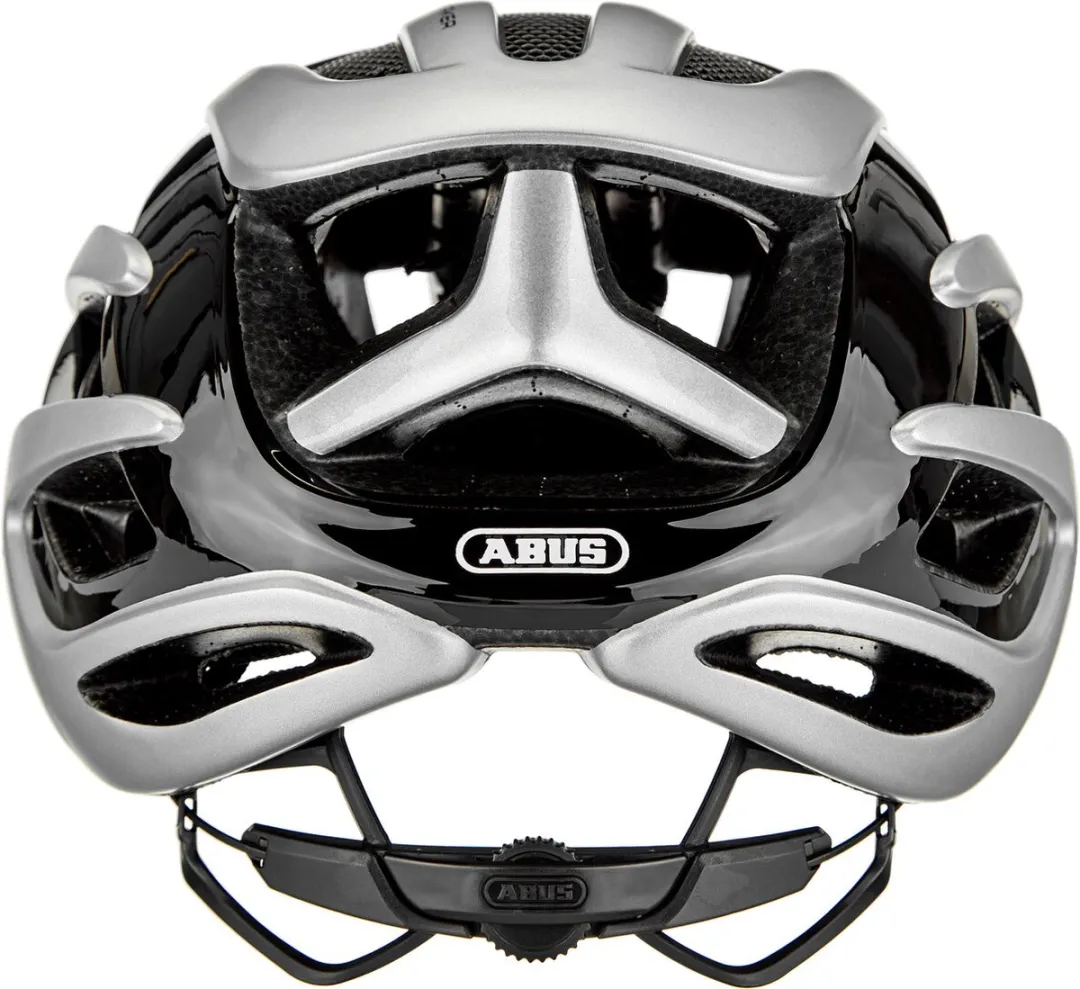 ABUS AirBreaker Fietshelm L - Zilver - afbeelding 6 van 6