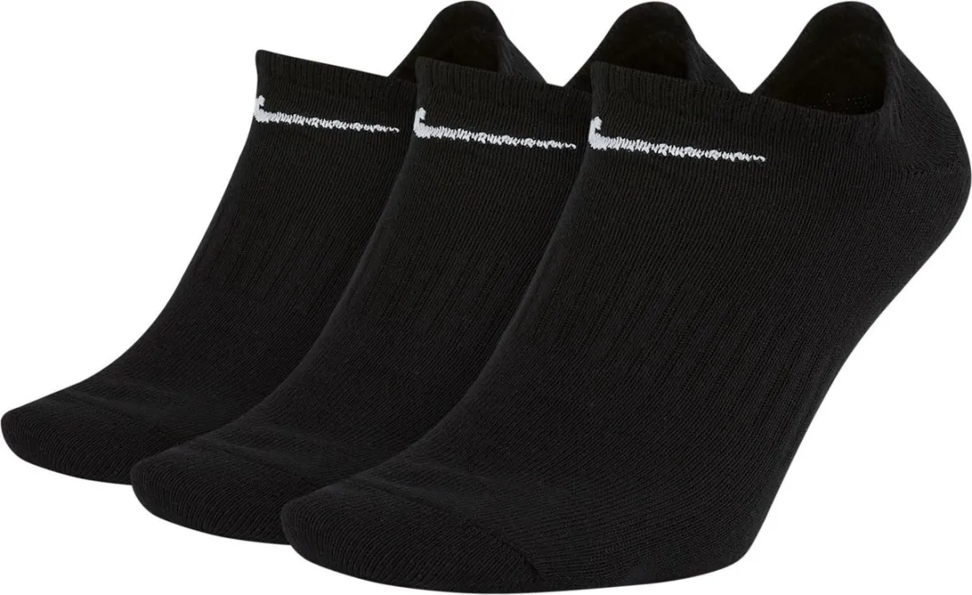 Nike Everyday No-Show Sokken SX7678-010 - 3 Stuks - Zwart/Wit