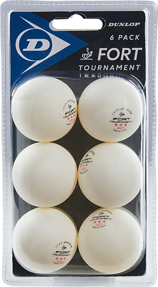 Dunlop Fort Tournament Tafeltennisballen