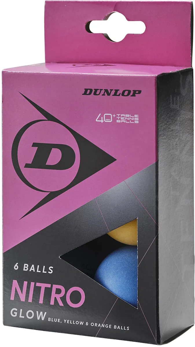 Dunlop Nitro Glow 40+ Tafeltennisbal