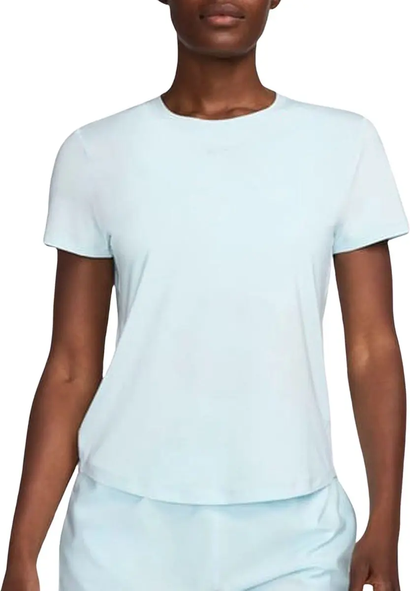 Nike One Classic Dri-FIT Shirt Dames L - Zwart