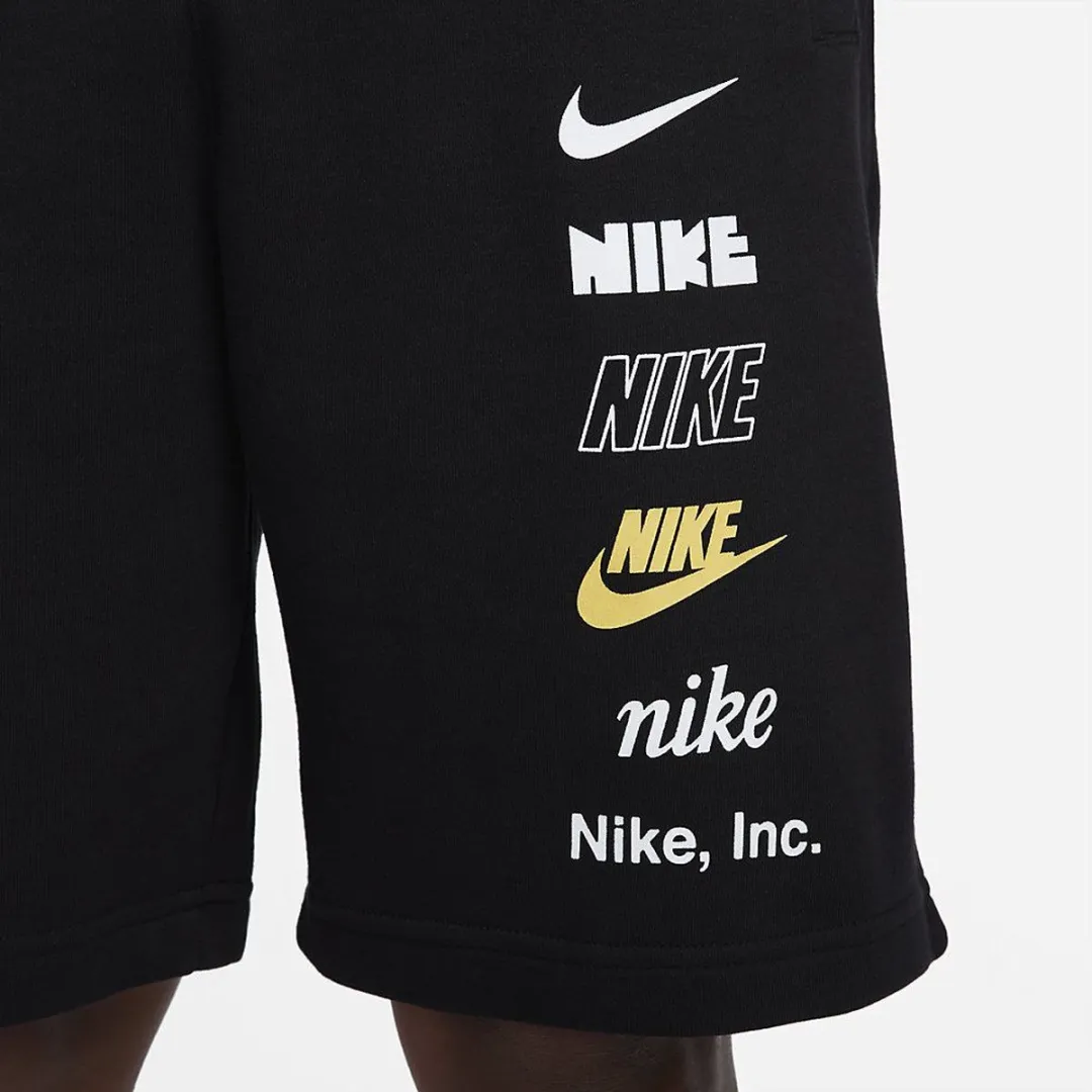 Nike Club+ French Terry Heren Short FB8830-010 - S - Zwart
