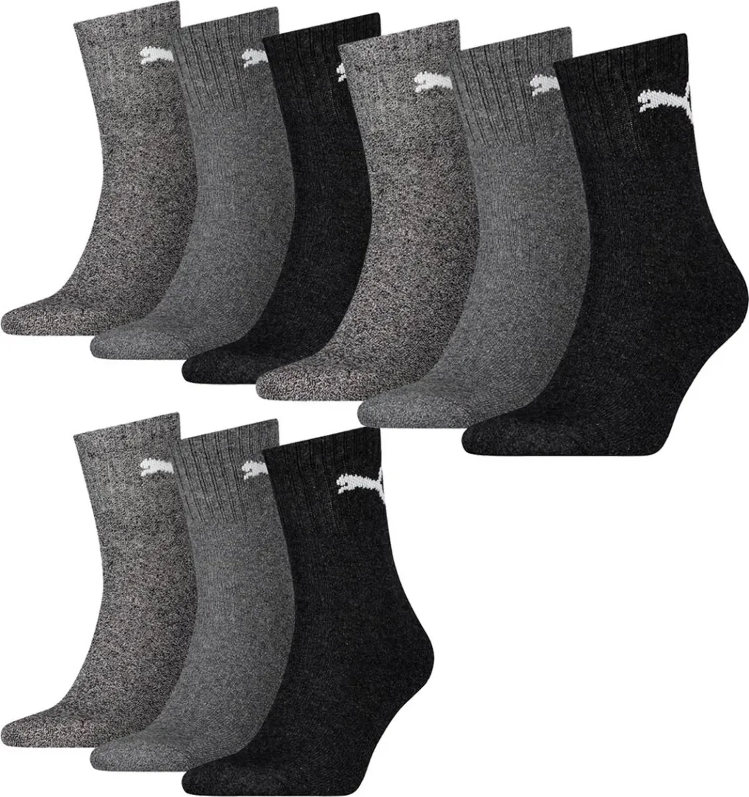PUMA Korte Crew Sportsokken Multipack
