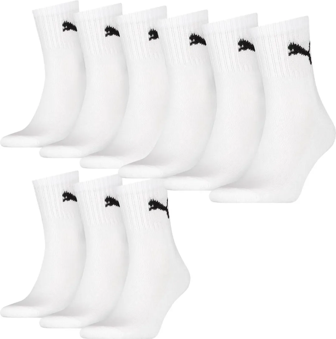 PUMA Korte Crew Sportsokken Multipack - 9 Paar - Maat 35-49
