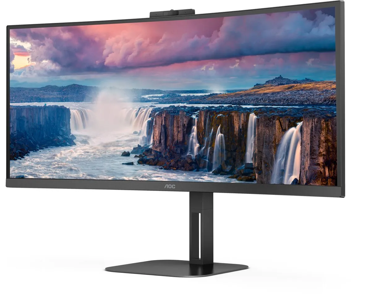 AOC V5 CU34V5CW Curved Monitor 34 inch - QHD - USB-C 65W