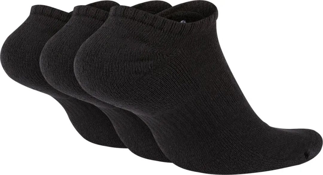 Nike Everyday Cushion No-Show Sokken SX7673-010 - Maat 34-38 - Zwart/Wit