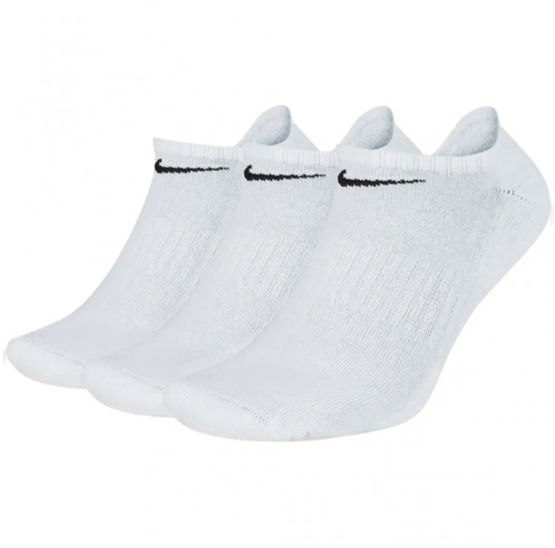 Nike Everyday Cushion No-Show Sokken SX7673-010 - Maat 34-38 - Zwart/Wit