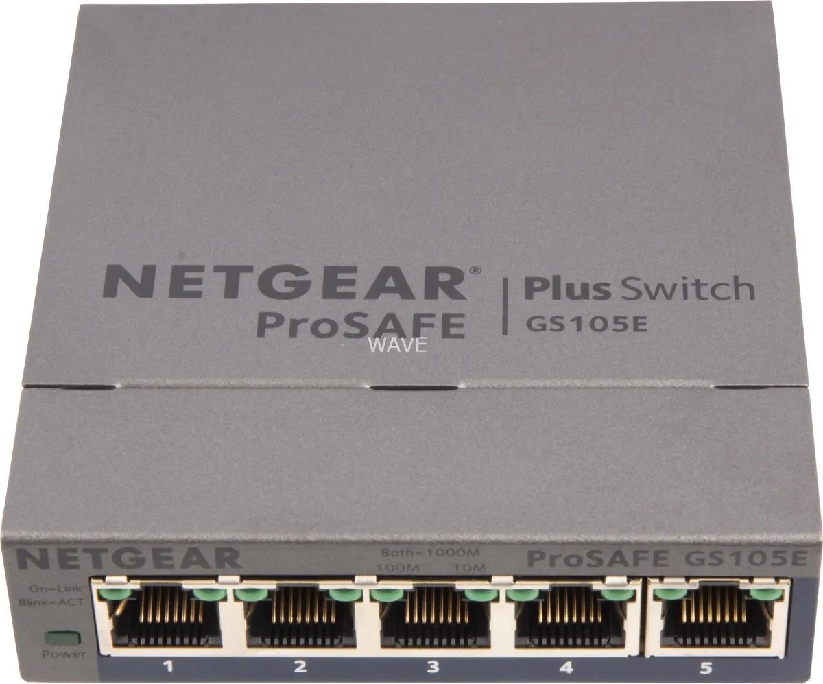 Netgear GS105E Managed Switch 5 Poorten - 10 Gbps - afbeelding 6 van 6