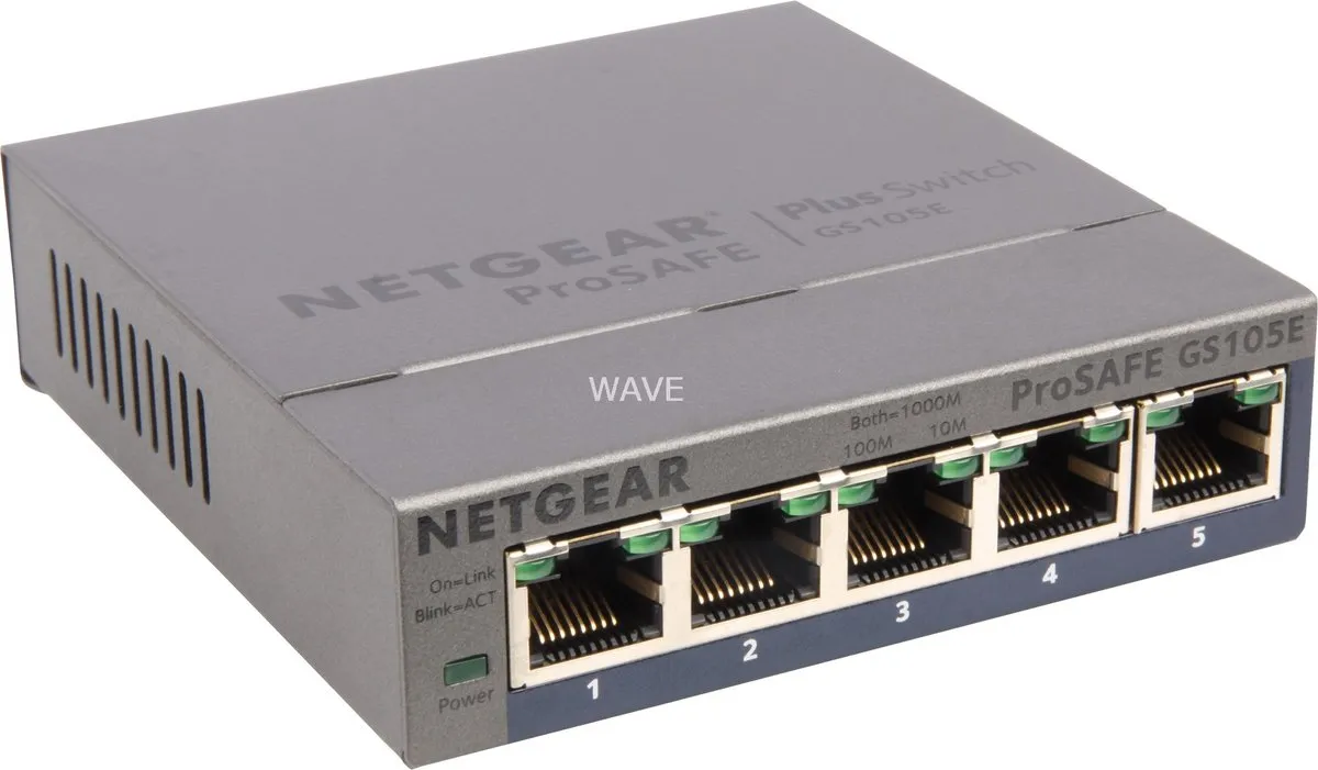 Netgear GS105E Managed Switch 5 Poorten - 10 Gbps