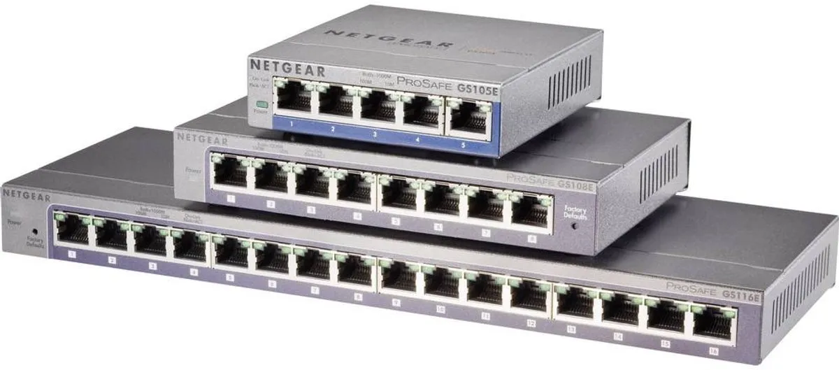 Netgear GS105E Managed Switch 5 Poorten - 10 Gbps