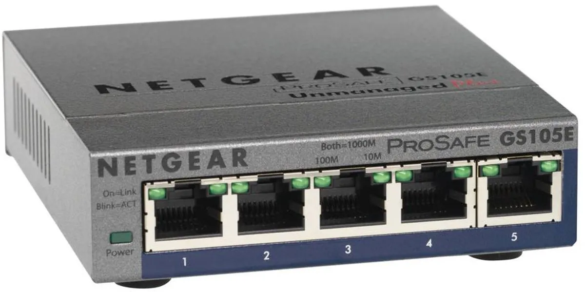 Netgear GS105E Managed Switch 5 Poorten - 10 Gbps