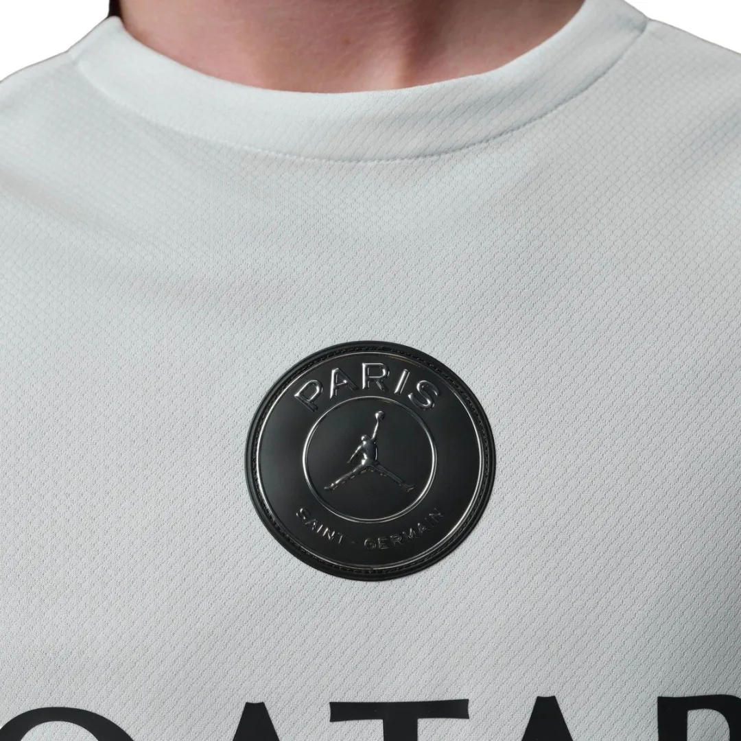 Nike PSG Dri-FIT Strike Jordan x PSG Night Edition Trainingsshirt S - Wit/Grijs/Zwart