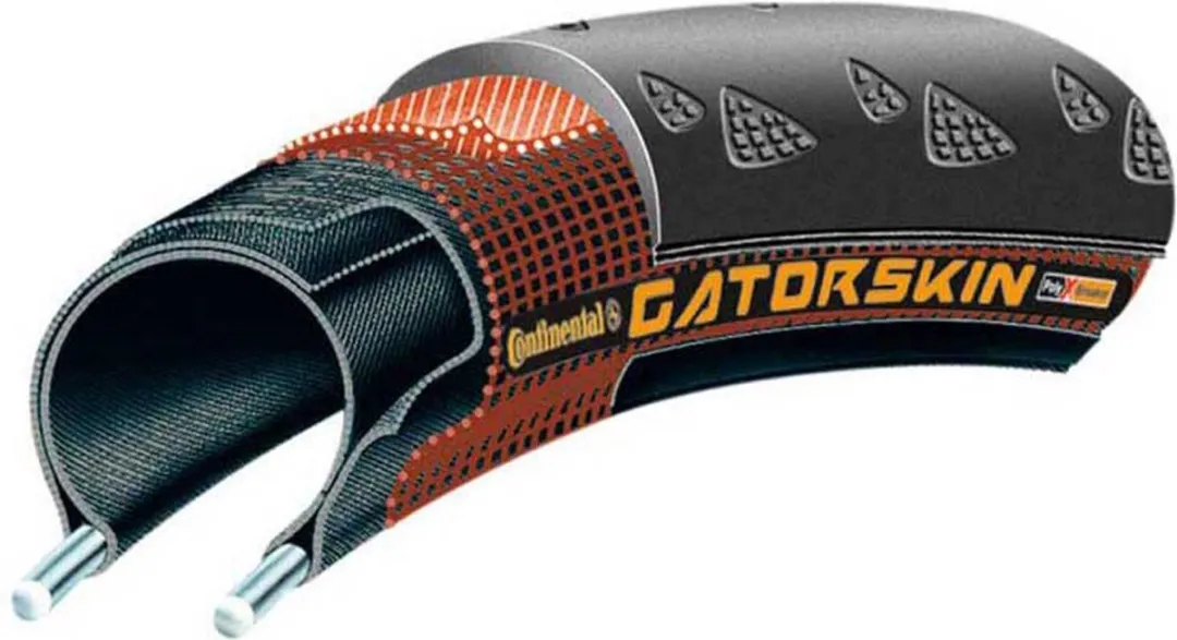 Continental GatorSkin Clincher 28" Banden 700x23c - Zwart