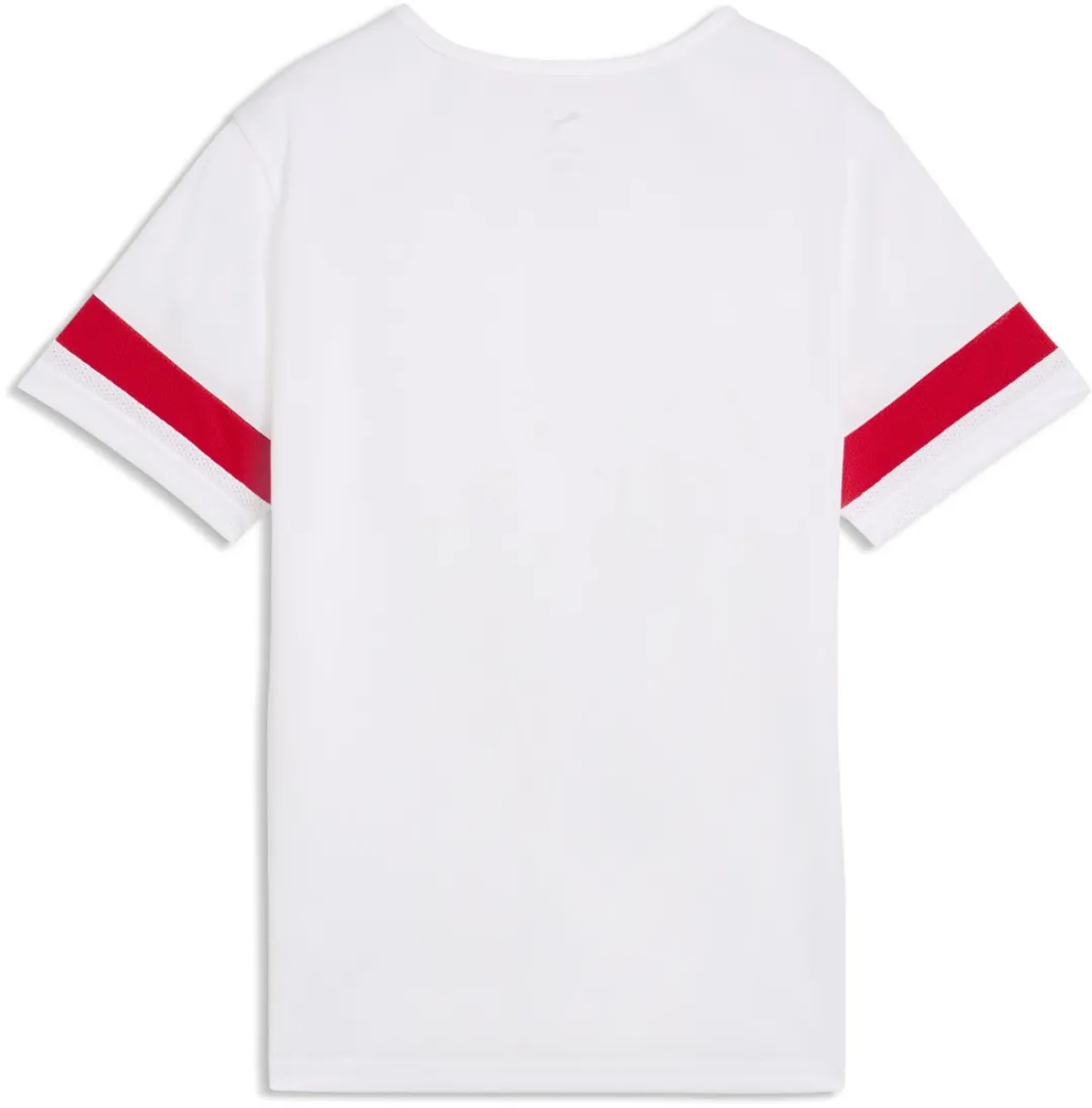 PUMA individualRISE Jersey Jr Jongens Sportshirt 152 - Puma White-Puma Red