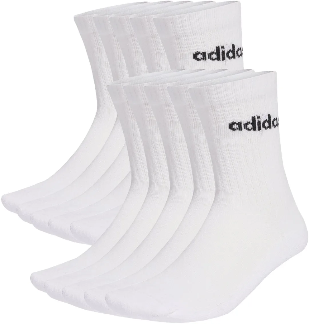 adidas Performance Lineaire Sokken KF9091 - 10 Paar - Wit