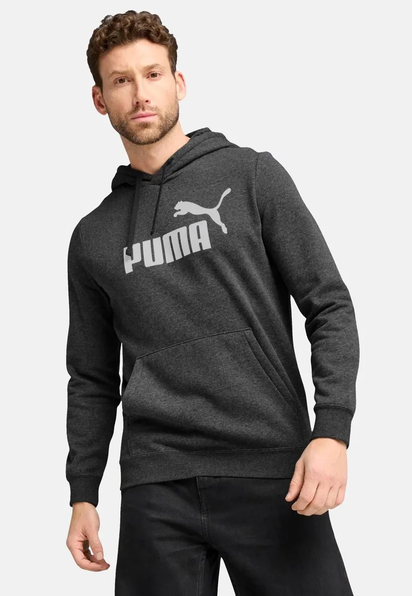 PUMA ESS No. 1 Logo Hoodie FL Trui - Dark Gray Heather