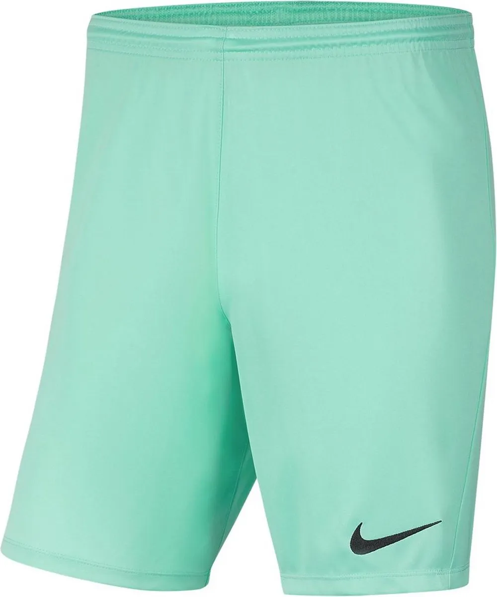 Nike Park III Short Junior BV6865-017 - Maat 116 - Lichtgrijs