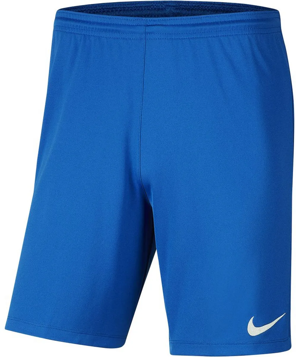 Nike Park III Short Junior BV6865-017 - Maat 116 - Lichtgrijs