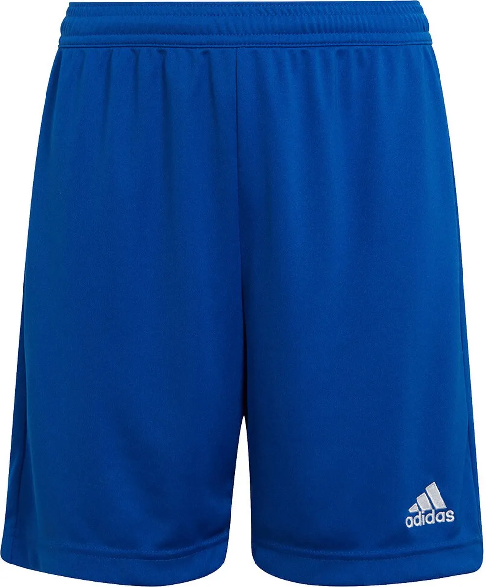 adidas Entrada 22 Short Unisex - Maat 128 - Blauw/Wit