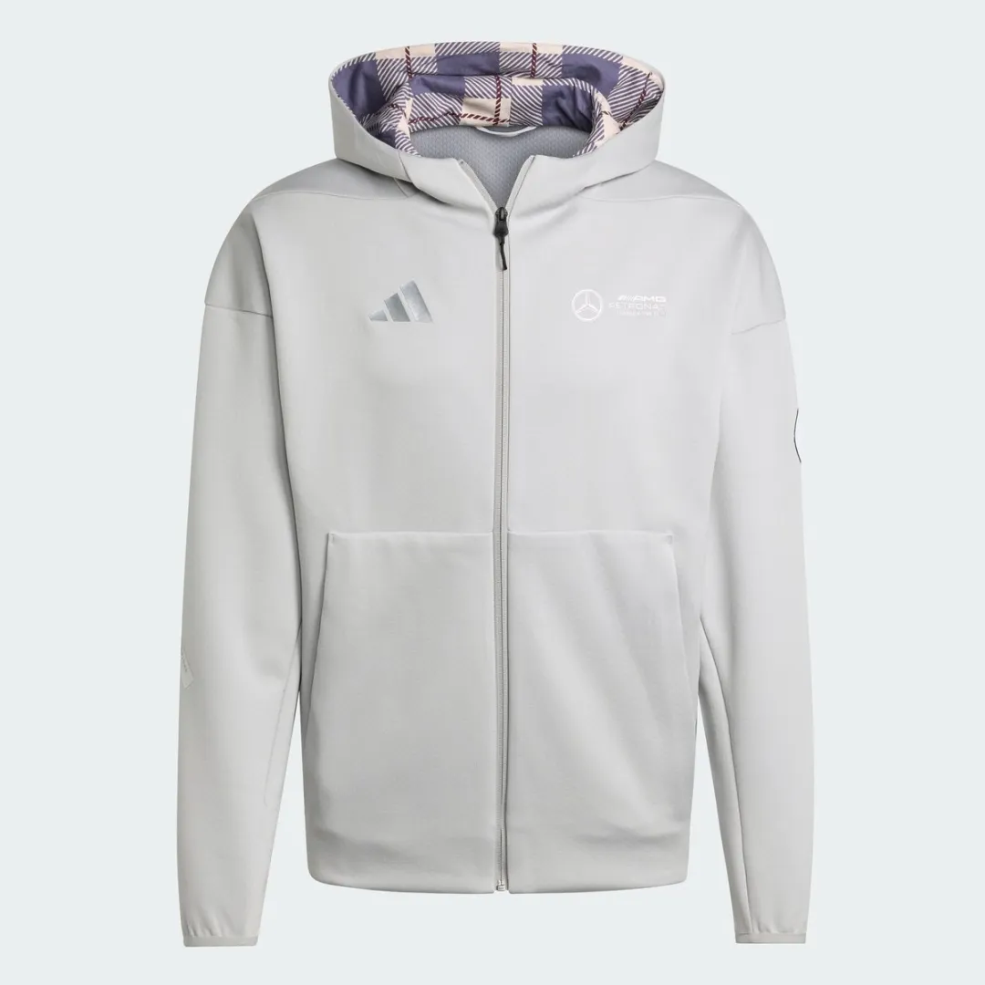 adidas Performance Mercedes-AMG Petronas F1 Hoodie L - Grijs