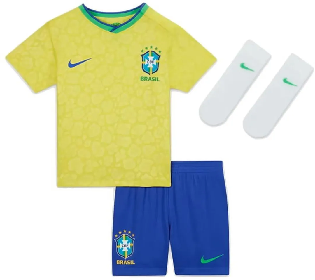 Nike Brazilië Thuis Tenue Casemiro 104/110 - Geel/Blauw
