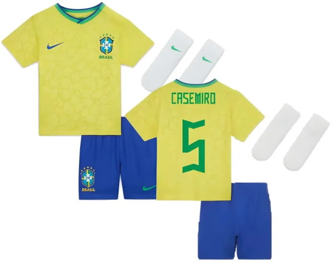 Nike Brazilië Thuis Tenue Casemiro 104/110