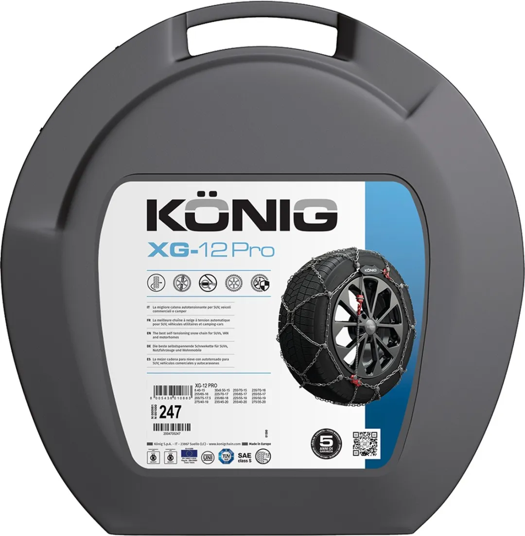 Konig XG-12 Pro 266 Sneeuwkettingen - 255/75 R17 t/m 275/55 R19 - afbeelding 6 van 6
