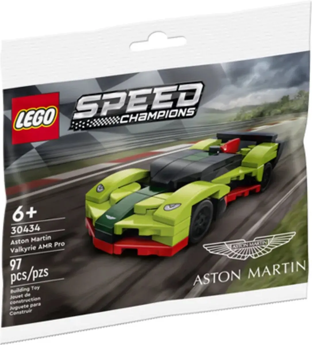 LEGO Speed Champions 30434 Aston Martin Valkyrie AMR Pro - 97 Stukken - afbeelding 6 van 6